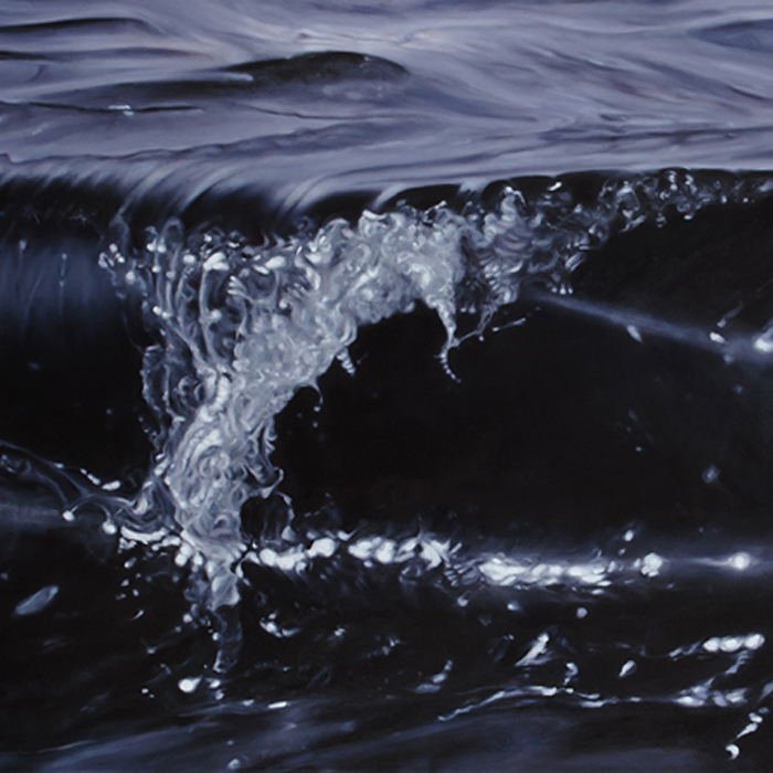 Platinum Sea (Head of the Meadow), 2014, 36 x 72, oil/canvas