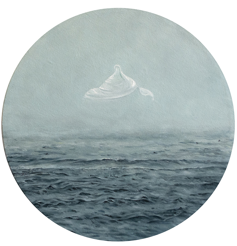 ScottCake (after Sugimoto, 12 inch tondo, 2026